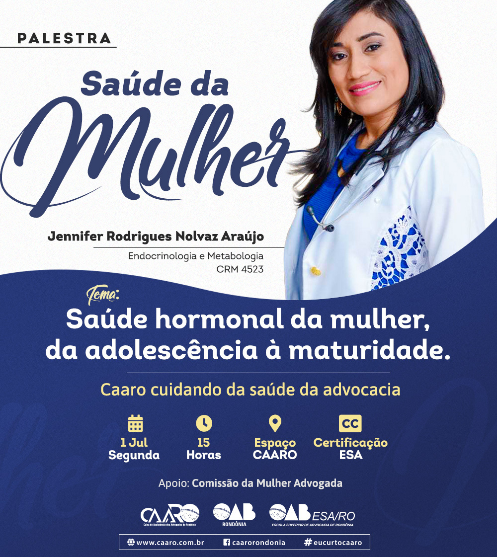 Palestra Sobre Saúde Da Mulher Acontece Nesta Segunda No Espaço Caaro Caaro 0562