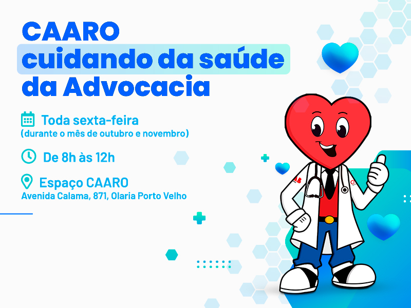 CAARO promove campanha de prevenção à saúde do homem - CAARO